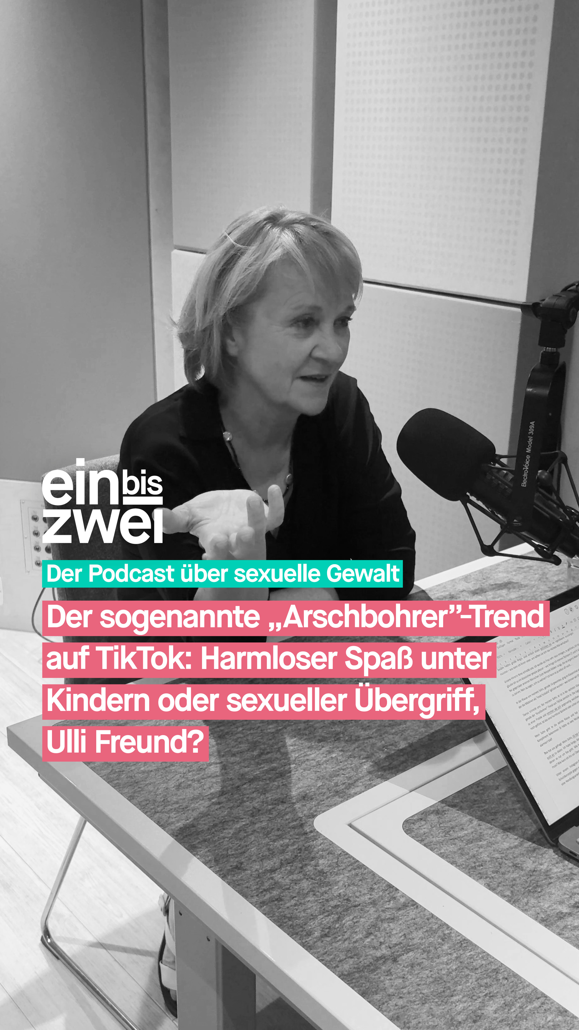 Ulli Freund war schon häufig bei einbiszwei. Sie ist freiberufliche Präventionsexpertin zu den Themen sexuelle Übergriffe unter Kindern, pädagogische Prävention von sexuellem Missbrauch und zu Schutzkonzepten für Kitas und Schulen. Sie beantwortet die Fragen, die ihr uns schickt, zum Beispiel dazu, was man bei der Erziehung alles richtig machen kann (und was falsch), wie man mit Kindern über Sex und auch sexuelle Gewalt sprechen kann oder was man tun kann, wenn man sich Sorgen macht, dass Jugendliche schlechte Erfahrungen beim ersten Date machen. Ihr stellt eure Fragen – und Ulli antwortet. Diesmal wollt ihr bspw. wissen: „Wie bringe ich meinen Töchtern (7 und 9 Jahre alt) bei, gegenüber anderen Menschen, zum Beispiel blöden Jungs, die sie ärgern, klare Grenzen zu ziehen, Nein zu sagen, sich zu wehren? Ich kann es ja selbst oft nicht.” Oder: „In der Klasse von meinem Sohn, gerade 14 geworden, ging im Klassenchat eine Liste rum, in der die Mädchen als ‘most fuckable’ gelistet wurden. Was können wir als Eltern tun?“ Ihr fragt, Ulli antwortet. 

🎧 Erfahrt mehr in der aktuellen Folge von #einbiszwei. 
🔗 ubskm.de/149 
Den Link findet ihr in unserer Bio. 

#UBSKM #Podcast #GemeinsamGegenMissbrauch #Missbrauchsbeauftragte