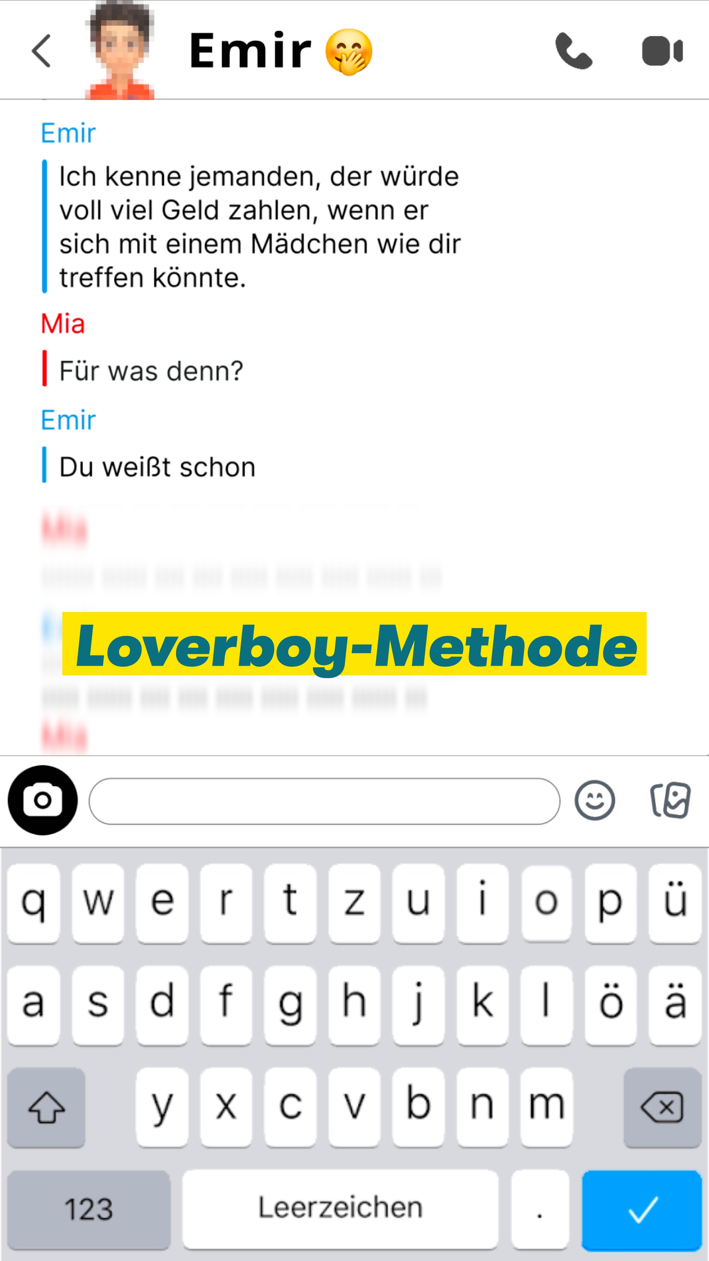 Bei der Loverboy-Methode nutzen Täter und Täterinnen soziale Medien oder Messenger, um Kinder und Jugendliche sexuell auszubeuten und in die Prostitution zu drängen. 
Sie täuschen eine Liebesbeziehung vor und drängen Kinder oder Jugendliche dazu, den Kontakt zu Familie, Freundinnen und Freunden Schritt für Schritt abzubrechen. Oft wird behauptet, Schulden zu haben. Betroffene Personen werden aufgefordert „aus Liebe“ Geld durch Prostitution zu verdienen. 

Methoden, die auf emotionaler Abhängigkeit beruhen, um Personen später sexuell auszubeuten, können unter die Tatbestände des Menschenhandels zur sexuellen Ausbeutung Minderjähriger fallen und strafbar sein. Sprich mit Kindern und Jugendlichen darüber. Sichert Beweise und zeigt Täter und Täterinnen an. Wie das geht: nicht-wegschieben.de (Link im Profil)

#NichtWegschieben #Missbrauchsbeauftragte #UBSKM #BMBFSFJ #LoverboyMethode