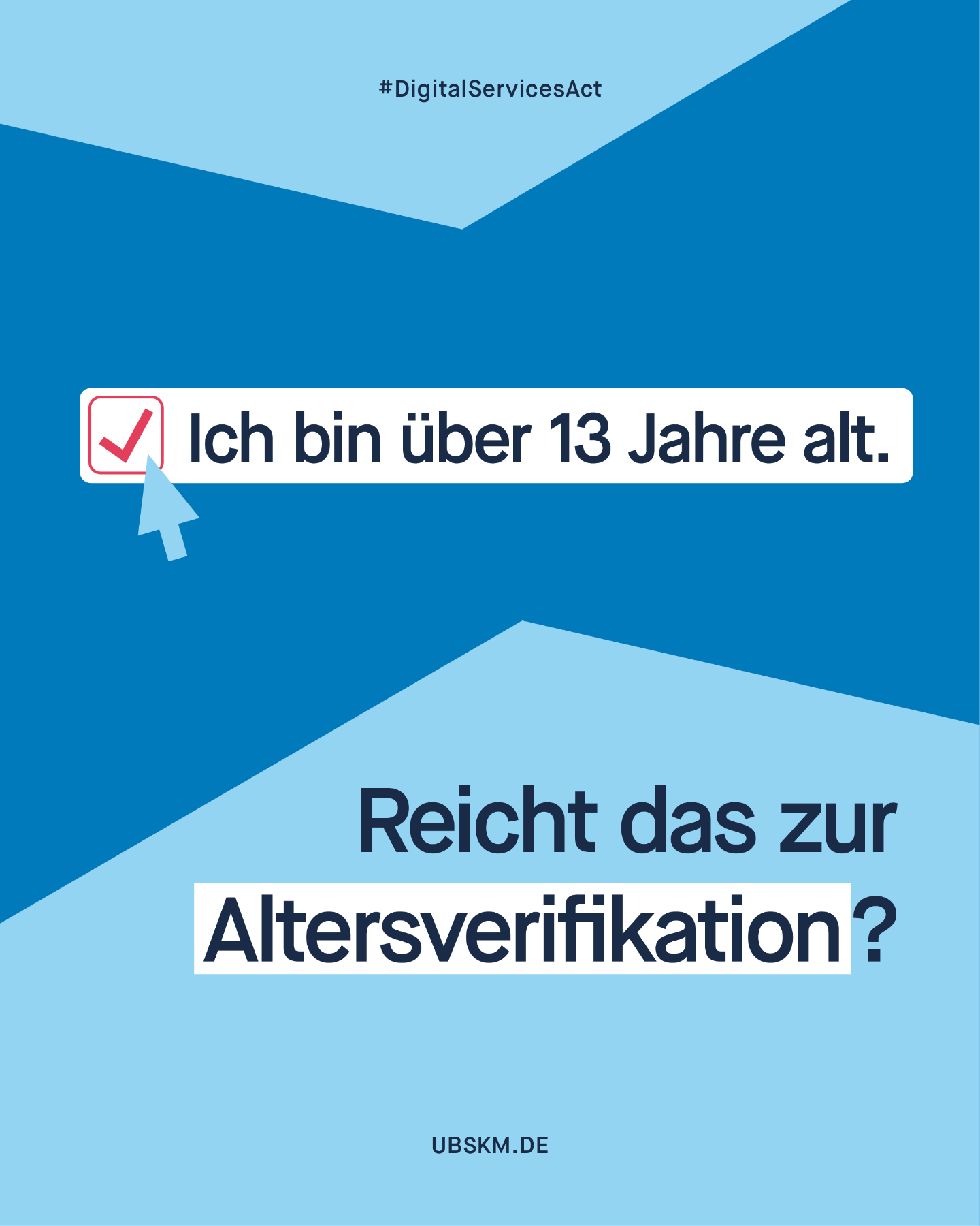 !B Mehr als die Hälfte der 6-13-Jährigen geben an, täglich online zu sein (KIM-Studie 2024) – Altersgrenzen auf sozialen Plattformen werden schnell und einfach übergangen, eine Selbstauskunft wie „Ich bin über 13 Jahre alt” macht es möglich. 

❗Das reicht in Zukunft nicht mehr aus. Aber wie kann die Altersverifikation sicherer, datenschutzfreundlicher und EU-weit gelingen? 

Am 14. Juli 2025 veröffentlichte die Europäische Kommission einen offiziellen Blueprint für eine altersverifizierende App und stellte gemeinsam mit Leitlinien zum Schutz von Minderjährigen unter dem Digital Service Act einen Prototyp vor. 

🔍 In 🇩🇰 🇬🇷 🇪🇸 🇫🇷 und 🇮🇹 läuft aktuell ein EU-Pilotprojekt zur Altersverifikation – die „Age Verification App“. Die Projektteilnehmenden testen, wie sich das Alter von Nutzenden (über/unter 18) nachweisen lässt, ohne weitere persönliche Daten preiszugeben – etwa Name oder Geburtsdatum. Die App basiert auf Open‑Source-Technologien und der Architektur der europäischen Digital Identity Wallet. 

Ein wichtiger Schritt, um Plattformen wie TikTok, Instagram & Co. stärker in die Verantwortung zu nehmen. 

➡️ Wir halten Altersverifikation für essenziell, denn Kinder und Jugendliche sollen auch online sicher partizipieren können. Gerade deshalb verdienen sie aber auch echte Schutzmechanismen – und keine Placebos. 

#GemeinsamGegenMissbrauch #Missbrauchsbeauftragte #SexuelleGewalt #Missbrauch #UBSKM #KeinRaumFürMissbrauch #NichtWegschieben #Kinderschutz #DigitalServicesAct #EU #JugendMedienSchutz #KidD #SicherheitImNetz