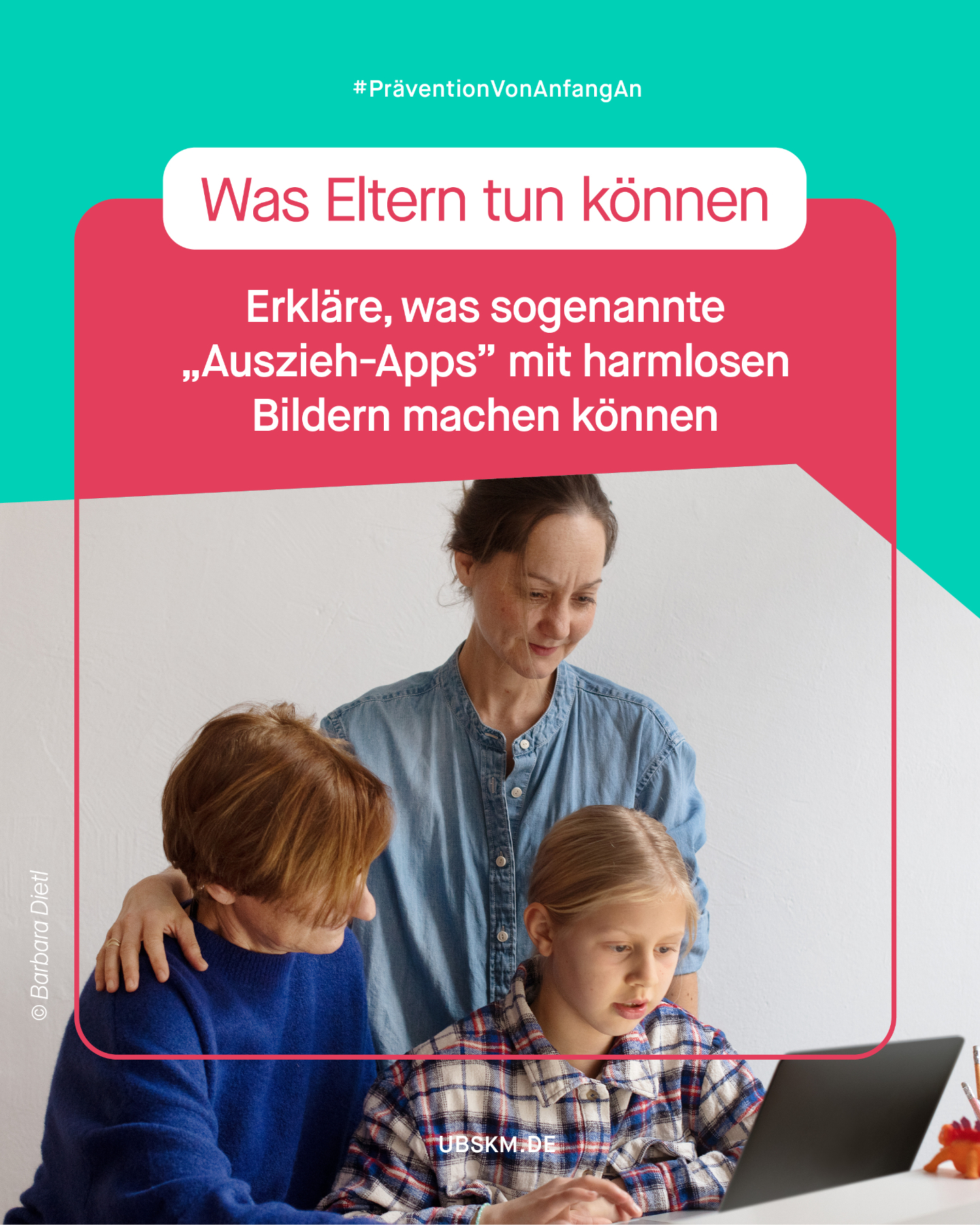 !B Zwischen dem Urlaubsfoto und dem KI-generierten Bikini- oder Nacktfoto liegen oft nur wenige Klicks. 🧑‍💻

Apps machen es Tätern und Täterinnen einfach, Bilder zu manipulieren, vor allem junge Mädchen digital auszuziehen und die Bilder als künstlich generierte Missbrauchsdarstellungen zu verwenden. Oft werden die Fotos dann weiterverbreitet, die Mädchen gedemütigt, gemobbt, bloßgestellt. Ein Problem auch unter Schüler*innen. 🏫

Eltern können mit ihren Kindern über diese Gefahren sprechen. Der erste Schritt: Überlege dir genau, wo und mit wem du deine Bilder teilst. Vielen ist gar nicht bewusst, wer alles mitliest – und welche Manipulationen mit KI möglich sind. 

Weitere Tipps und Infos zum Beispiel in unserem Heft 8️⃣ Das erste Smartphone – auf 🔗 nicht-wegschieben.de 


#KinderSindKeinContent #GemeinsamGegenMissbrauch #Missbrauchbeauftragte #SexuelleGewalt #SexualisierteGewalt #Missbrauch #UBSKM #KeinRaumFürMissbrauch #NichtWegschieben #Kinderschutz #SchauHin #Eltern #Prävention #PräventionVonAnfangAn #KI #Deepfake
