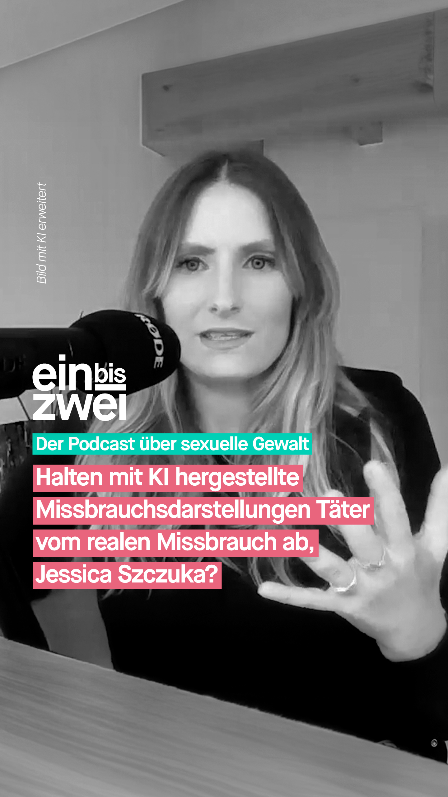Seit es Künstliche Intelligenz gibt, ist der Anteil schwerster Missbrauchsdarstellungen um 65 % gestiegen. Wer glaubt, dass die künstliche Herstellung von Missbrauchsvideos niemandem schadet, liegt eindeutig falsch, weiß Dr. Jessica Szczuka. 

Die Sozialpsychologin von der Universität Duisburg-Essen beschäftigt sich seit Jahren mit künstlicher Intelligenz und digitaler Intimität und forscht zur Beziehung zwischen Mensch und Maschine. Jessica Szczuka sagt: KI wird für bestimmte Anwendungen sogar mit realen Missbrauchsvideos trainiert. Die Soziologin ist auch davon überzeugt, dass durch die schiere Masse an KI-generierten Missbrauchsdarstellungen der Konsum enorm ansteigt und damit auch die Gefahr, dass Konsumenten, derartig stimuliert, auch real missbrauchen. Jessica Szczuka glaubt, dass KI-generierte Missbrauchsdarstellungen auch als ein Art Einstiegsdroge funktionieren – durch die grenzenlose Verfügbarkeit werden weitaus mehr Personen als bisher zum ersten Mal mit Missbrauchsdarstellungen in Kontakt gebracht und bekommen Lust auf mehr. 

Ein anderes Beispiel, wie KI aus dem Ruder läuft: KI-Chatbots, die vorspielen, die besten Freundinnen oder Freunde zu sein. Das ist nicht nur irgendeine Spinnerei. Laut einer aktuellen Umfrage haben bereits 16 % aller aktuellen Singles in den USA romantische oder sexuelle Erfahrungen mit KI-Chatbots gemacht. In der Gen Z ist es bereits jeder Dritte, der lieber mit einem Chatbot romantisch wird als mit einer echten Person. Das kann verheerende Folgen haben: In Amerika wird derzeit der Fall eines 14-Jährigen vor Gericht verhandelt, der sich aus Liebe zu einem KI-Chatbot das Leben nahm. 

Bei einbiszwei berichtet Jessica Szczuka, warum die Nutzung und die weitere Entwicklung von künstlicher Intelligenz unbedingt gesetzlich geregelt werden muss und wie künstliche Intelligenz Kindesmissbrauch befördert. 

🎧 Erfahrt mehr in der aktuellen Folge von #einbiszwei. 

🔗 ubskm.de/folge151
Den Link findet ihr in unserer Bio. 

#UBSKM #Podcast #GemeinsamGegenMissbrauch #Missbrauchsbeauftragte