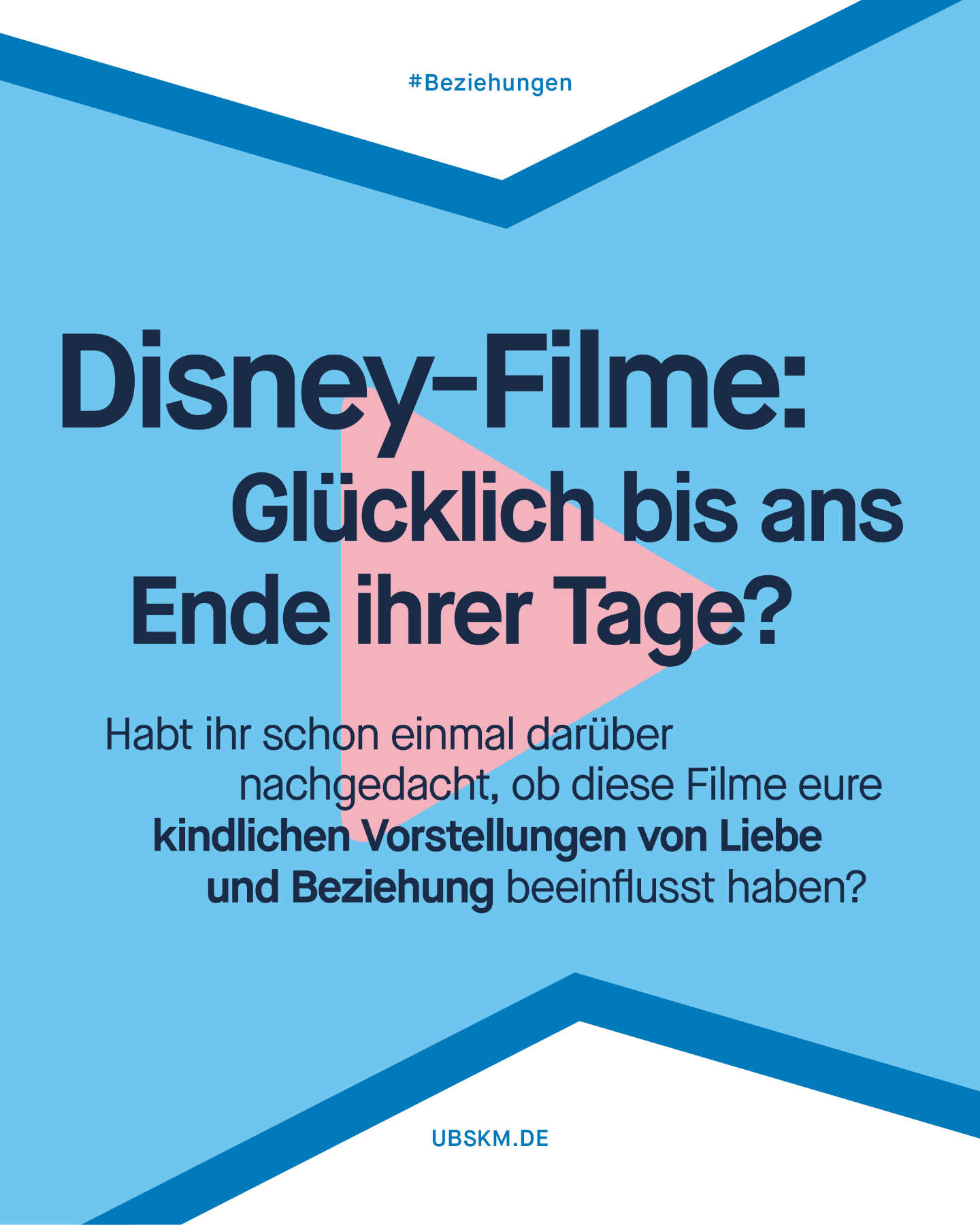 !B Disney-Filme haben die Vorstellung von romantischer Liebe einer ganzen Generation geprägt: Liebe auf den ersten Blick, Magie, die Rettung der Prinzessin und der erlösende Kuss als Garantie für das Happy End. 🎬 💖 

Allerdings basierten viele der dargestellten Beziehungen nicht auf Gleichberechtigung und das Einverständnis für körperliche Nähe war nicht immer gegeben. In neueren Produktionen (z. B. Vaiana, Luca, Die Eiskönigin) hat sich das bereits deutlich verändert. 

Mit diesem Beitrag wollen wir keineswegs dazu aufrufen, diese Geschichten zu „canceln”. Vielmehr möchten wir euch ermutigen, mit euren Kindern über die Filme zu sprechen. Thematisiert dabei Aspekte wie: 
👉 Manipulation in Beziehungen 
👉 Offene Kommunikation 
👉 Einverständnis und Grenzen 
👉 Machtgefälle zwischen Partnern 
 
So können wir gemeinsam ein gesünderes und realistischeres Verständnis von Beziehungen fördern und trotzdem die Magie dieser Geschichten genießen. 🍿 

Kennt ihr noch weitere Beispiele? Und wie macht ihr das mit euren Kindern? Besprecht ihr die Filme, die ihr schaut? 
 
#GemeinsamGegenMissbrauch #Missbrauchsbeauftragte #Disney #Beziehungen