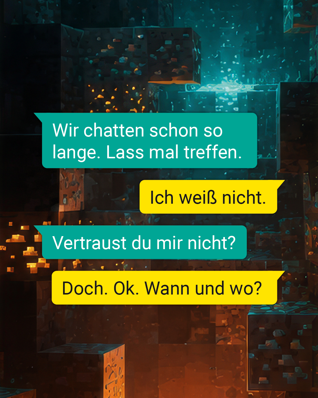 !B Wenn sich Erwachsene im Internet mit sexuellen Absichten an Kinder und Jugendliche heranmachen, ist das Cybergrooming. Oft geben sie sich – zum Beispiel in Online-Spielen oder Chats – als Gleichaltrige oder verständnisvolle ältere Kumpel aus. Sie versuchen, ihr Vertrauen zu gewinnen, um sie dann unter Druck zu setzen – zum Beispiel mit Sätzen wie: „Vertraust du mir nicht?“ So gelingt es Tätern, Kinder und Jugendliche zu Nacktfotos oder -aufnahmen vor der Kamera und auch zu realen Treffen zu überreden. 

Für dich wichtig: Wenn Kinder oder Jugendliche auf solche Forderungen eingehen, haben sie keine Schuld. Es ist das Ergebnis von Manipulation. 

🗣️ Sprich mit Kindern und Jugendlichen über Erwachsene, die im Chat Kontakt suchen – und darüber, dass sie jederzeit mit dir über sexuelle Übergriffe online reden können, ohne Angst vor Vorwürfen oder Handyverbot. 

➡️ Mehr Informationen und Hilfe findest du auf nicht-wegschieben.de (Link im Profil) 

#NichtWegschieben #Missbrauchsbeauftragte #UBSKM #BMBFSFJ #Cybergrooming
