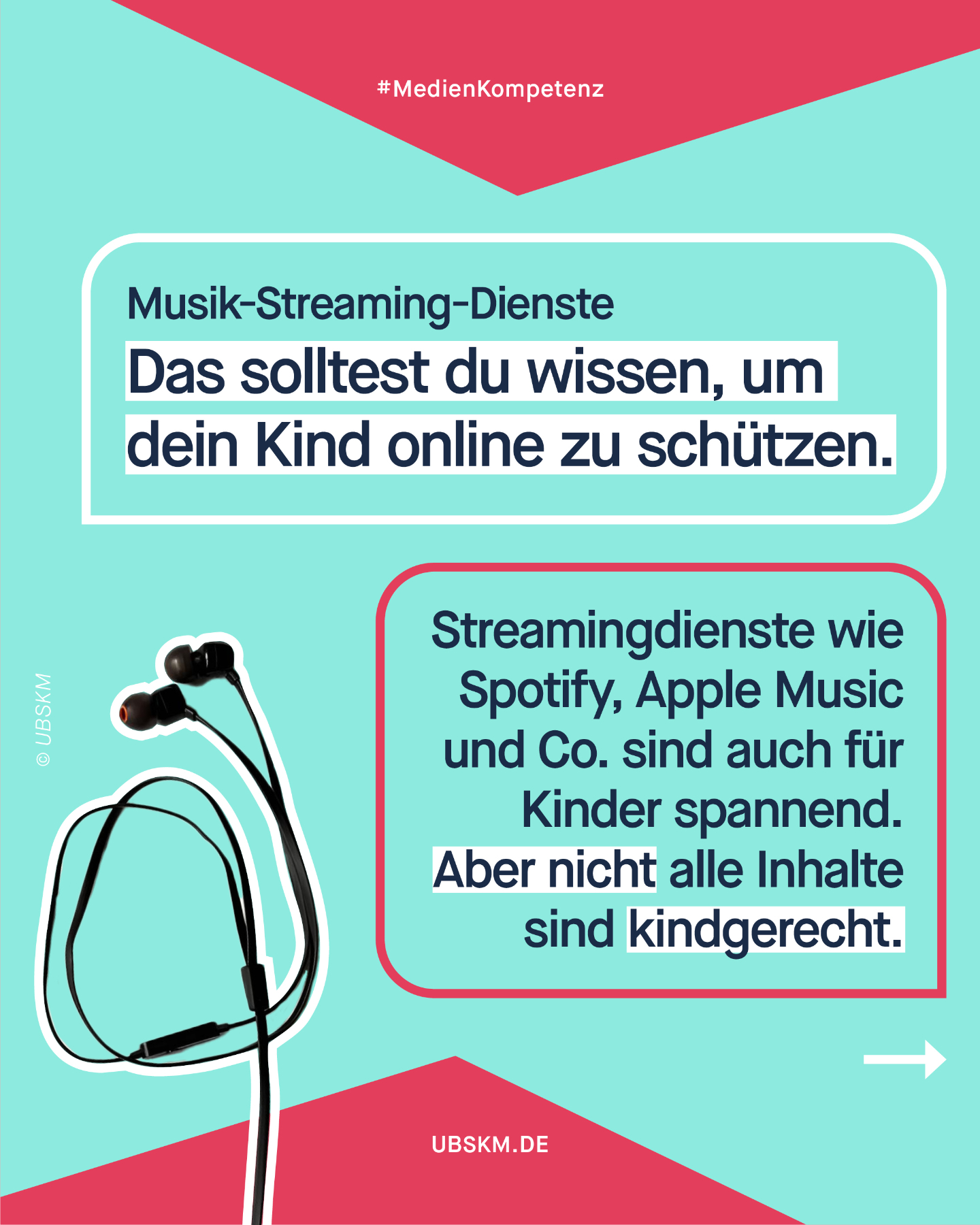 !B 👉 Hast du bei dir schon den Explicit-Filter aktiviert? Sprichst du mit deinem Kind über Songtexte?
Musik-Streaming ist aus dem Alltag von Kindern und Jugendlichen nicht mehr wegzudenken. Doch viele Songs oder Podcasts enthalten explizite sexuelle Inhalte, Gewalt oder Drogenbezüge.
Algorithmen verstärken diese Inhalte zusätzlich. Wer einmal einen Song hört, bekommt oft mehr davon vorgeschlagen.
Gerade Kinder brauchen Begleitung, Gespräche und klare Einstellungen.
👉 Für geprüfte Qualität bei Kinderhörspielen lohnt sich ein Blick auf die Angebote der öffentlich-rechtlichen Sendeanstalten: von Hörspielen über Kinder-Radio bis zu kindgerechten Nachrichten.
Mehr Tipps, Infos und Orientierung rund um Medienerziehung gibt’s bei @initiative_schau_hin.
Teile diesen Beitrag gern mit anderen Eltern.
#Medienkompetenz #ElternTipps #DigitaleErziehung #MissbrauchsBeauftragte #Jugendschutz