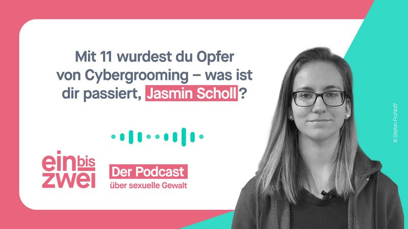 Collage aus Portraitfoto einer jungen Frau und Angaben zur eins-zwei-Podcast-Folge 131